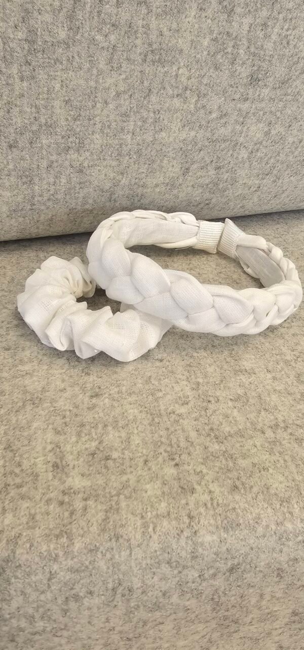 lininiai plaukų aksesuarai