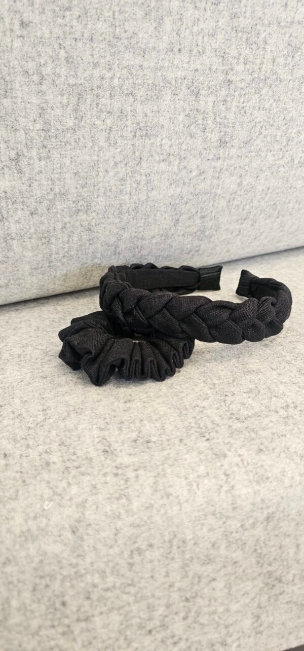 lininiai plaukų aksesuarai